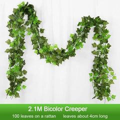 100leaves Artificial Plant Ivy Leaf Garland