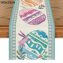 180cm table runner 10 / as picture Easter Rabbit Table Runner