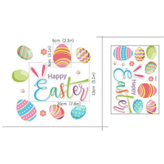 1pcs stickers I Happy Easter Window Stickers