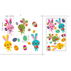 1pcs stickers K Happy Easter Window Stickers