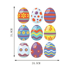 1pcs stickers L Happy Easter Window Stickers