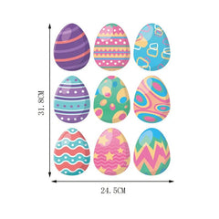 1pcs stickers O Happy Easter Window Stickers