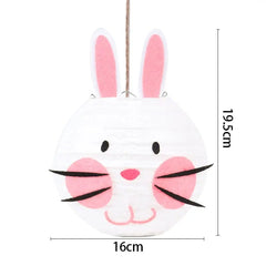 2pcs Lantern Happy Easter Disposable Tableware