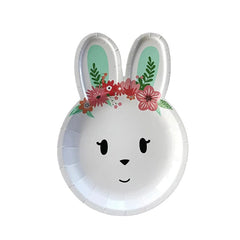 8pcs plate A Happy Easter Disposable Tableware