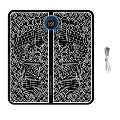 Black / 1 Piece Intelligent EMS Foot Massager Pad