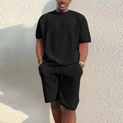 Black / 3XL 90-100kg Loose Summer Outfit