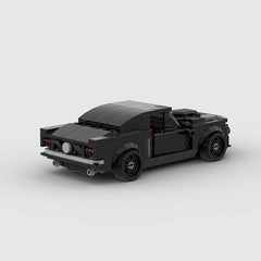 Black Ford Mustang Fastback