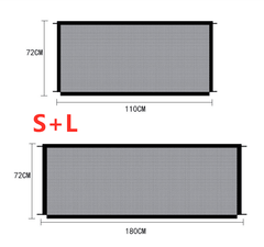 Black / S L Foldable Protection Pet Safety Gate