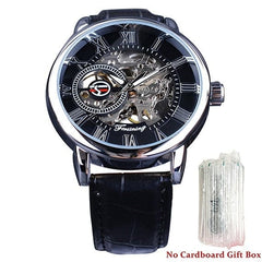 Black Silver No Box Men Luxury Brand Watch