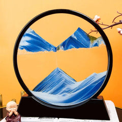 Blue SandScape Art Frame