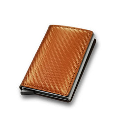 Carbon Gold Men's Leather Wallet