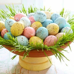 Colorful Foam Easter Eggs - 2x3cm