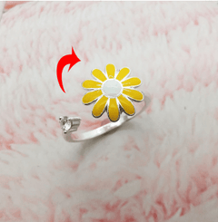 Daisy 6 / Resizable Fidget Spinner Rotatable Ring