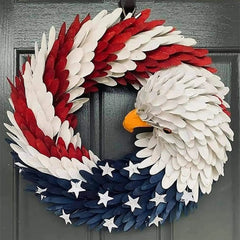 Door Wreath 30CM Patriotic American Eagle Wreath