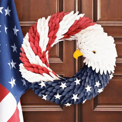 Door Wreath Patriotic American Eagle Wreath