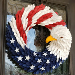 Door Wreath Patriotic American Eagle Wreath