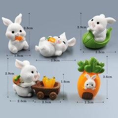 Easter Rabbit Figurines