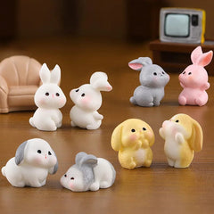 Easter Rabbit Figurines