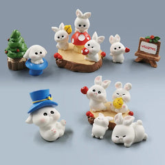 Easter Rabbit Figurines