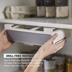 Gray / 1 Pc Wall-Mounted Spice Organizer