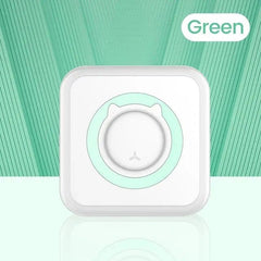 Green Mini Printer Thermal Stickers