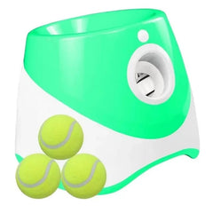 Green Rechargeable Automatic Ball Launcher for Dogs