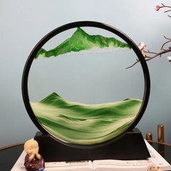 Green SandScape Art Frame