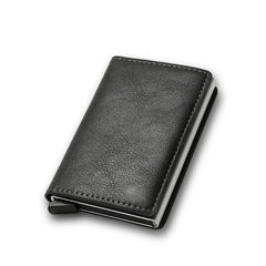 Grey Men's Leather Wallet