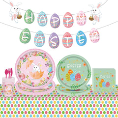 Happy Easter Disposable Tableware