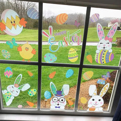 Happy Easter Window Stickers