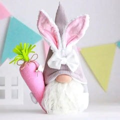 Light Plum Spring Bunny Gnome