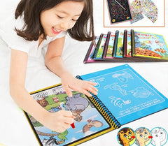 Magic Water Drawing Coloring Book