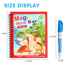 Magic Water Drawing Coloring Book