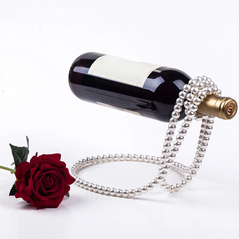 Pearl Necklace Wine Rack