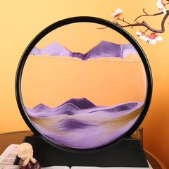 Purple SandScape Art Frame