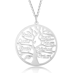 style 1 1 / United States / 40cm Personalized Tree Of Life Necklace Gift for Mom or Grandmother