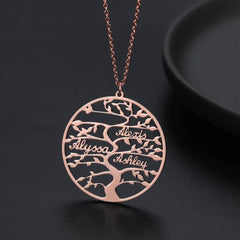 style 1 2 / United States / 45cm Personalized Tree Of Life Necklace Gift for Mom or Grandmother