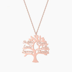 style 2 2 / United States / 40cm Personalized Tree Of Life Necklace Gift for Mom or Grandmother