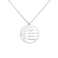 style 3 1 / United States / 40cm Personalized Tree Of Life Necklace Gift for Mom or Grandmother