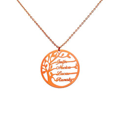 style 3 2 / United States / 45cm Personalized Tree Of Life Necklace Gift for Mom or Grandmother