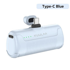 Type-C Blue Mini Power Bank