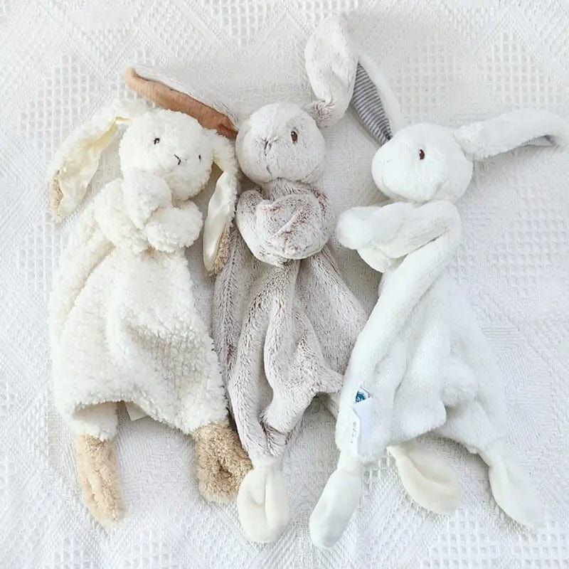 White Mini Plush Rabbit Soft Toy