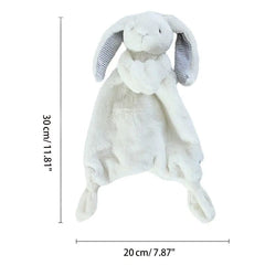 White Mini Plush Rabbit Soft Toy