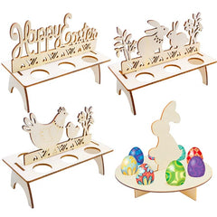 Wooden Easter Egg Holder Shelves