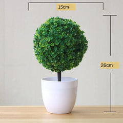 yingxueqiu green Artificial Bonsai Tree