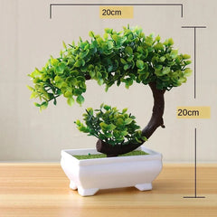 YJLyueya green Artificial Bonsai Tree